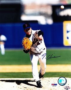 TOM GLAVINE Auto Autograph Signed 8x10 Photo Picture New York Mets PSA