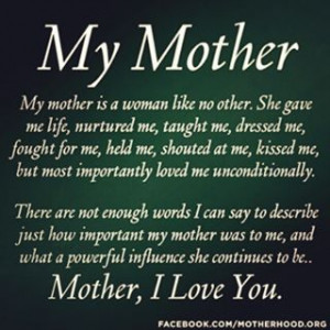 Mom- I Love And Miss You So Much- Rest In Peace...