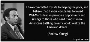if more companies followed Wal-Mart's lead in providing opportunity ...