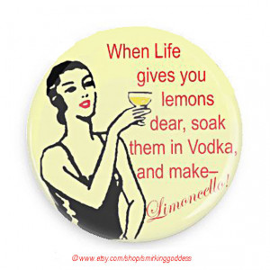 Funny Fridge Magnet When Life gives you Lemons. . .