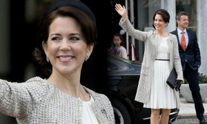 Princess Mary celebrate 75th Birthday of Queen Margrethe II of Denmark