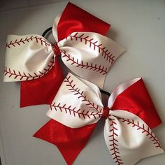 Baseball cheer bow by TopKnotDesignsBows on Etsy, $15.00 Can be ...