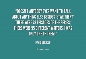 David Gerrold Quotes