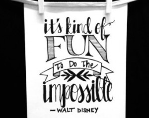 Hand Lettered - Walt Disney Quote - on High Quality Matte Photo Paper ...