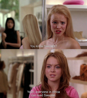 ... legally blonde, lindsay lohan, mean girls, rachel mcadams, sweden, sw