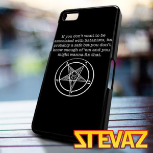 stevaz store > phone case > Pentagram baphomet quotes Case for iPhone ...