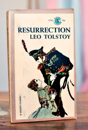 Leo Tolstoy's Resurrection with lovely 1960s by billowyvintage