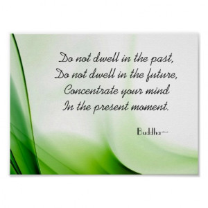 Wise Buddha Quote Abstract Poster