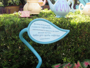 Hidden Details: An Inspirational Quote from Walt Disney World