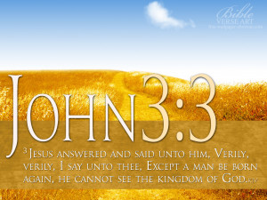 Jesus Answered And Said Unto Him. Verily, Verily, I Say Unto Thee ...