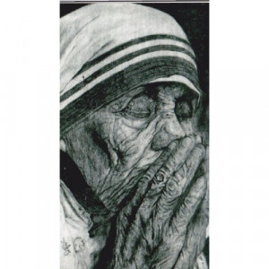 Mother Teresa of Calcutta Quotes Holy Card Wallet Size