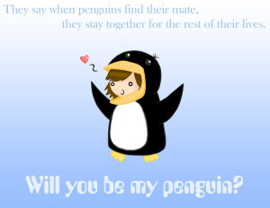 Will you be my penguin? by Pimpz-Ahoy