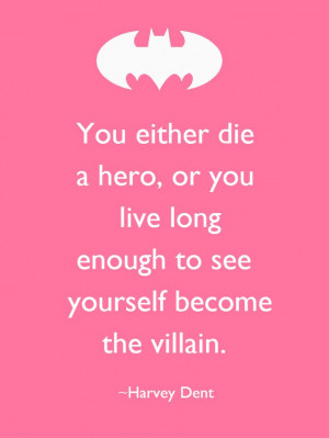 My favorite Batman Quote :)