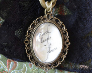 Emerson Quote Pendant, Inspirational Words 
