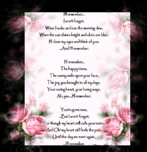 ... in loving memory of our death of a loved one in loving memory memorial