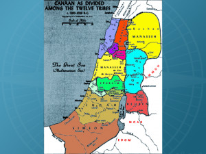 Map of Biblical Israel Borders