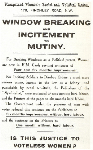 ... handbill complaining about sexual discrimination during the movement