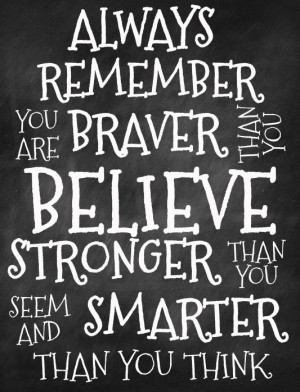 FREE PRINTABLE Winnie the Pooh Chalkboard Sign, love this quote! by ...