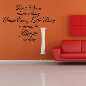 ... Bob-marley-wall-quote-decal-Art-house-lettering-vinyl-decor-tattoo