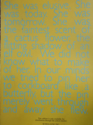 back cover of stargirl!: Favourite Quotes