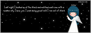 Stars Quote Facebook Cover