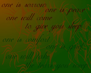 The Journey Of The Angels - Enya Song Lyric Quote in Text Image