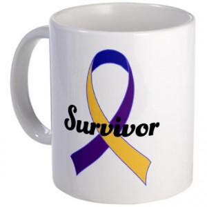 Bladder Cancer Survivor milestone mug gift.