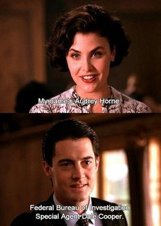 audrey horne dale cooper twin peaks more twinpeaks audrey horns peaks ...