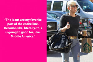 Miley Cyrus really does care about Midwesterners getting their jeans ...