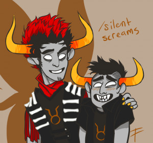 homestuck My art tavros rufioh yeah with a boy like that its serious