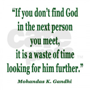 gandhi god quote