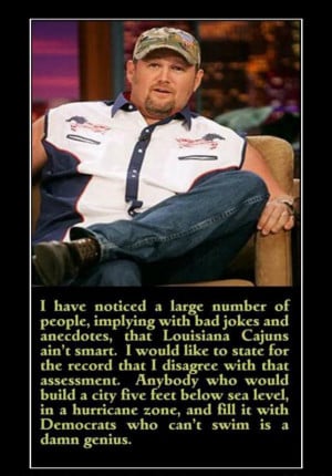 Larry The Cable Guy - Louisiana Cajuns