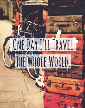 Travel The World - quotes Photo