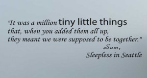 Sleepless In Seattle Quote #sleeplessinseattle #moviequotes