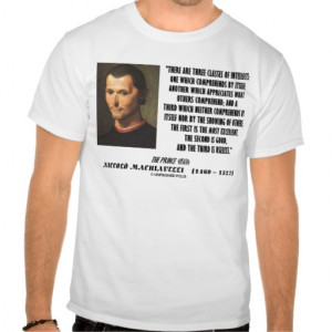 Machiavelli Quotes http://www.zazzle.com/machiavelli_three_classes_of ...