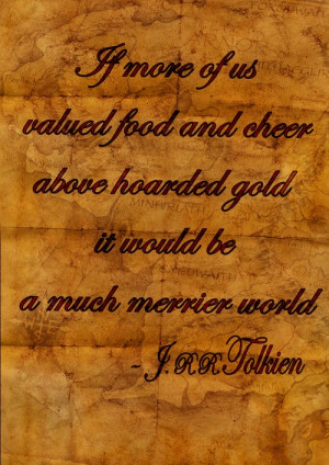 The last words of Thorin Oakenshield, J.R.R. Tolkien's The Hobbit