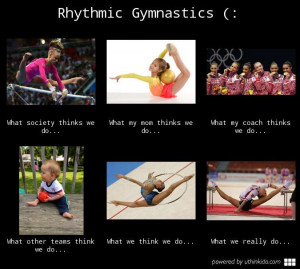 What People Think I Do Gymnastics