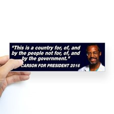 Ben Carson People Quote Sticker (Bumper) for