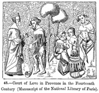 Amor cortés en Provenza en el Manuscrito del siglo XIV de la ...