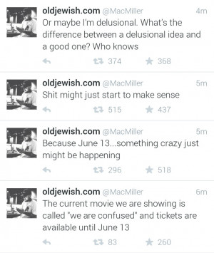 Seems like he's hinting at something