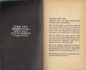 Stephen King Quotes Monsters Carrie by stephen king (1974):