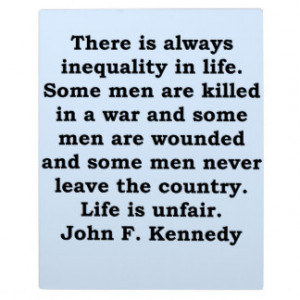 John F Kennedy Quotes Plaques