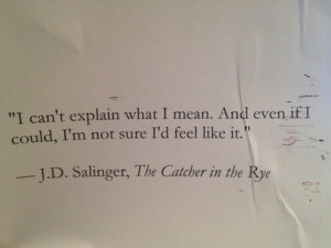 The Catcher in the Rye---Salinger http://kelshow.wordpress.com