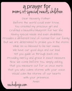 more prayer special needs parents quotes special need parent quotes ...