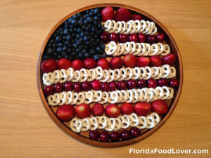 4th of July Fruit Platter | Florida Food Lover
