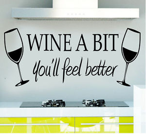 Wine-A-Bit-Quote-Wall-Sticker-Kitchen-Decals-Wine-Glass-Art-Vinyl-DIY ...