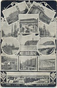 Postcard Melbourne Victoria by Harding Billingsbination of various