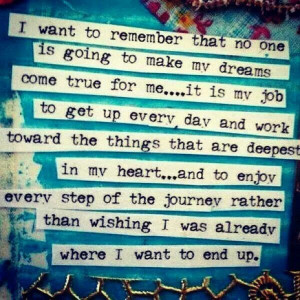 Enjoy every step of the journey