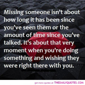 Missing Someone Quote Pic Love picture