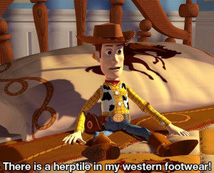 There's a snake in my boot!